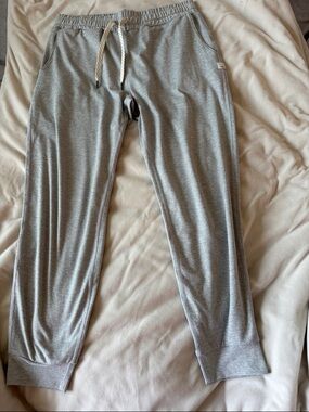 Vuori Light Gray Performance Jogger Pants
